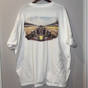 Oracle Red Bull Racing American Eagle Boxy Graphic T-Shirt NWT White XL Mens BYB